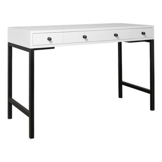 Maple Writing Desk - White For Sale