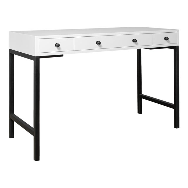 Maple Writing Desk - White For Sale