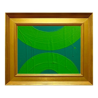 Ron Giusti Mini Wagasa Jade Kelly Acrylic Painting For Sale