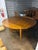 Expandable Wood Dining Table, Light Walnut Stain, Modern Design, 1990 For Sale - Image 15 of 17
