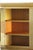 1960s Vintage Oak Brutalist Display Cabinet with Leaded Glass in the style of Kjærnulf, Denmark, 1960s For Sale - Image 5 of 18