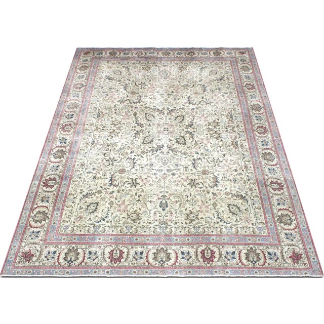 1940s Persian Tabriz Rug For Sale In Los Angeles - Image 6 of 7