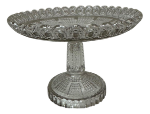 Antique Glass Fruit Bowl, 1900