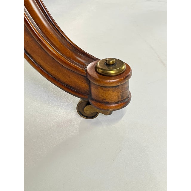 Pink Late 20th Century Maitland-Smith Tessellated Pink Penn Shell Center Table For Sale - Image 8 of 13