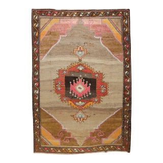 Vintage Zabihi Collection Turkish Kars Rug For Sale