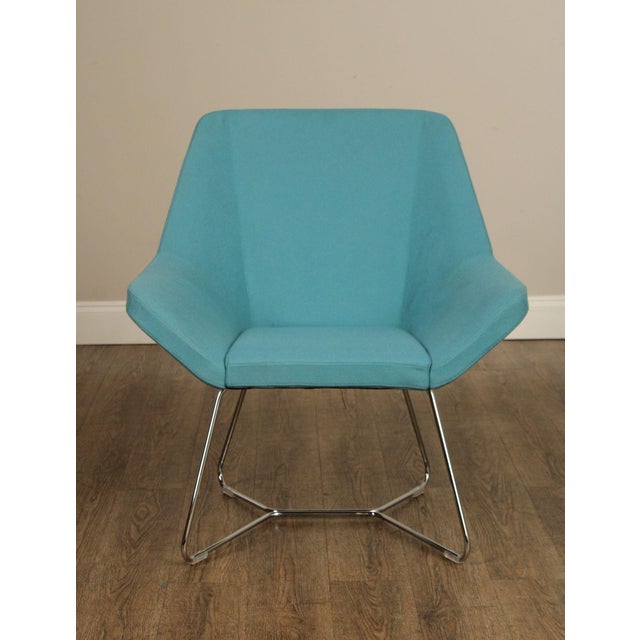 Keilhauer Mid Century Modern Style Pair of 'Cahoots' Lounge Chairs For Sale In Philadelphia - Image 6 of 12