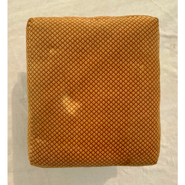 1975 Milo Baughman for Thayer Coggin Chrome Ottoman For Sale - Image 11 of 12