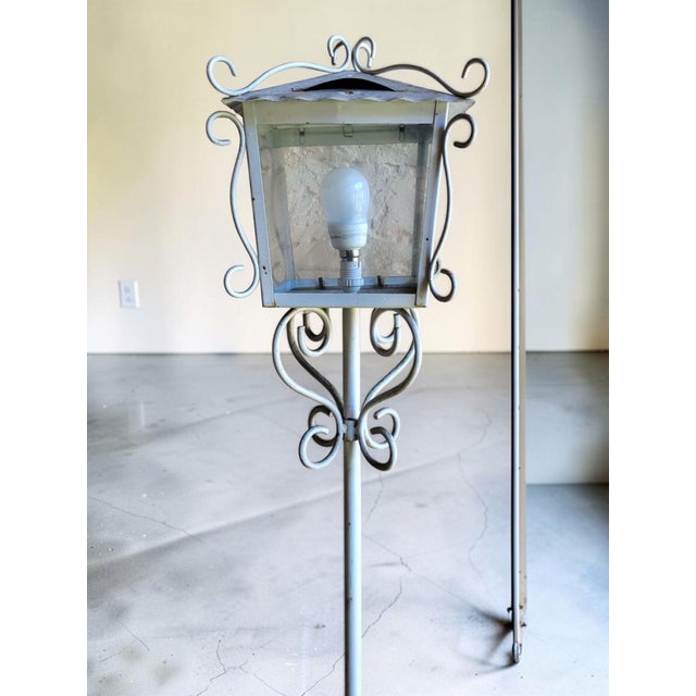 Wrought Iron Floor Lamps, 1950s, Set of 2 For Sale - Image 4 of 12