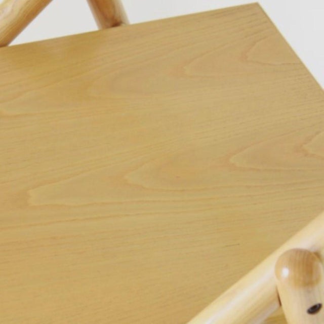 Vintage Bar Cart with Wood Structure and Wheels, 1980s For Sale - Image 11 of 16