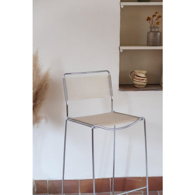 Spaghetti Bar Stool attributed to Giandomenico Belotti for Alias, Italy, 1980s For Sale - Image 10 of 11