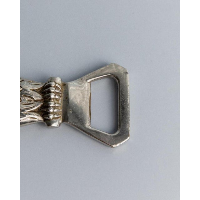 Vintage Silver-Plated Owl Bottle Opener, 1960s For Sale - Image 5 of 11