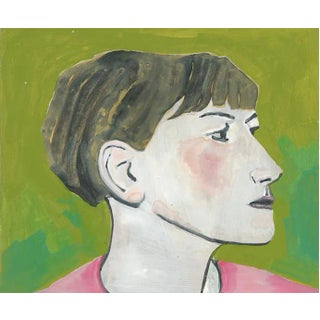 Dorothy Parker by Valerie Suter, Unframed Art Print, 32x24 For Sale