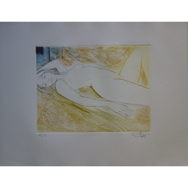 Jean-Baptiste Valadie, Alanguissement, Original Etching For Sale