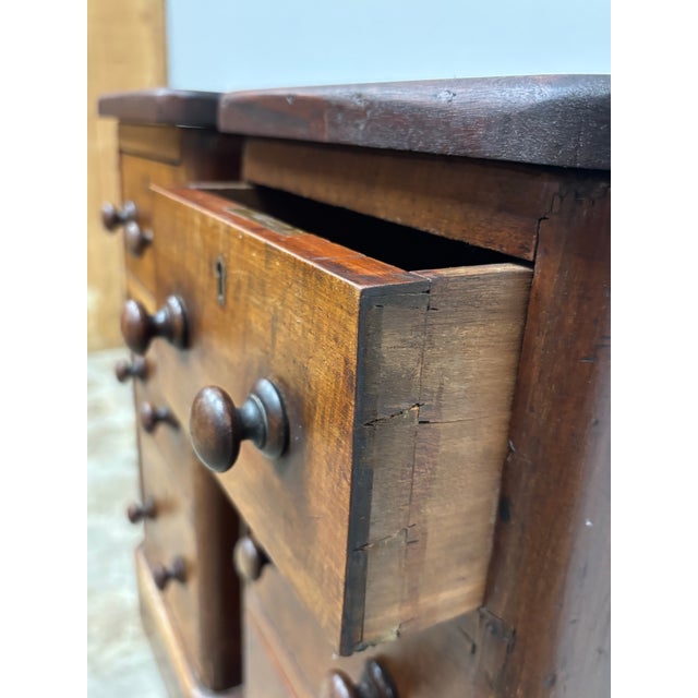 Antique English Mahogany Nightstands For Sale In Naples, FL - Image 6 of 10