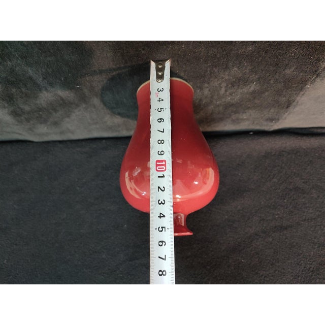 Chinese Ceramic Vase,Kangxi Marked Red Glaze Porcelain Plum Vase For Sale - Image 10 of 11