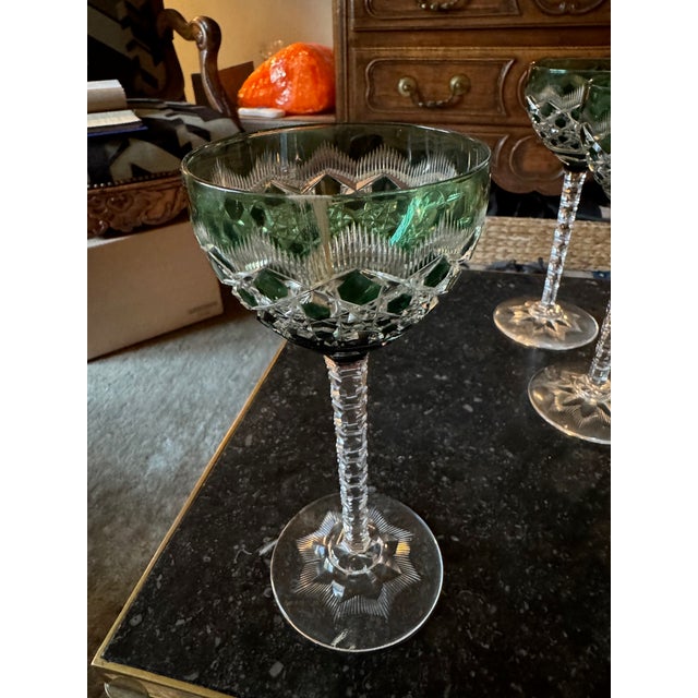 1980s 1980s Georgian Wine Glasses - Set of 5 For Sale - Image 5 of 6