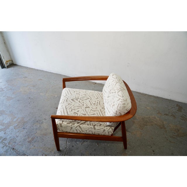 1960s Folke Ohlsson Danish Modern Walnut Lounge Chair for Dux Model 72-C For Sale - Image 15 of 18