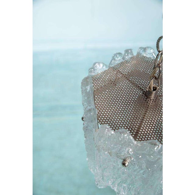 1960s Vintage Glass Hanging Lamp from Orrefors For Sale - Image 5 of 18