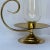Metal Vintage Ethan Allen Aladdin Brass Hurricane Candle Holders With Scrolled Handles - a Pair For Sale - Image 7 of 11