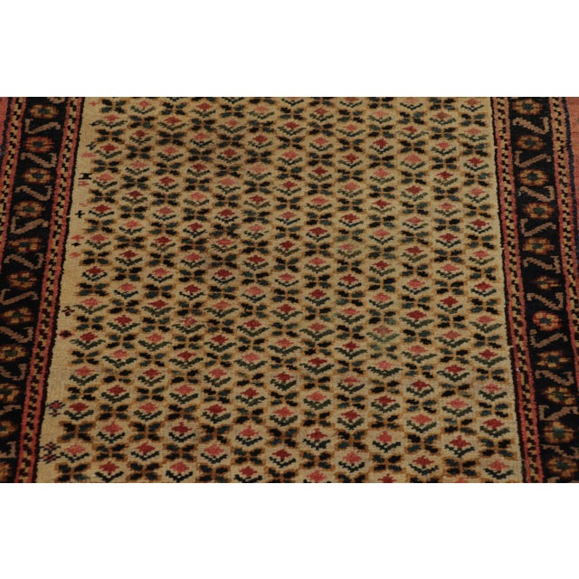 Late 18th Century Antique Persian Runner Rug, Gold With All Over Floral Pattern - Rug & Kilim For Sale - Image 5 of 8