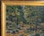 Traditional Mid-Century Impressionist Oil Painting of Forest Scene Landscape, Signed Illegibly For Sale - Image 3 of 15