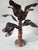 Vintage brass table lamp in the shape of a banana plant. This mid-century design lamp is inspired by the Maison Jansen...