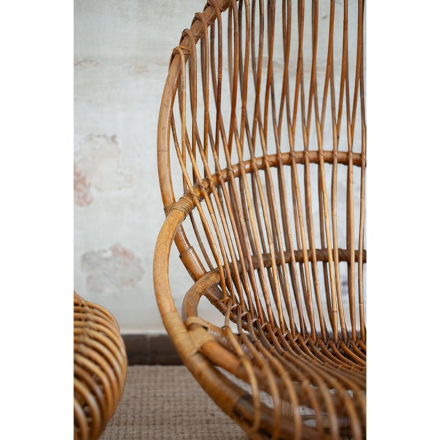 Tito Agnoli Tre Cerchi Armchairs by Tito Agnoli for Bonacina, Italy, 1950s, Set of 2 For Sale - Image 4 of 14