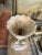 Late 19th Century Victorian Hand Carved Alabaster Table Lamb With Bird Motif For Sale - Image 4 of 12