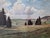 A serene 1940 landscape by Swiss artist Hermann Sandoz, Morning captures the gentle light and peaceful atmosphere of an...