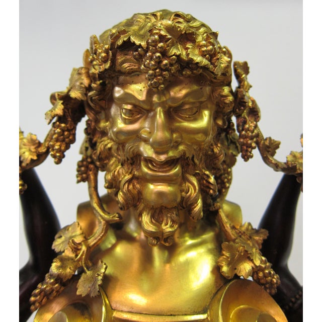 Mid 19th Century Bacchus Mantle Clock For Sale - Image 4 of 9