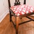 Mid 19th Century Antique Chippendale Style Ribbon Back Side Chair With Red & White Upholstery For Sale - Image 5 of 8