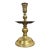 Antique Brass Candlestick Chamberstick With Drip Tray For Sale