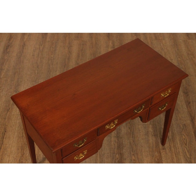 1970s 1970s Chippendale Style Cherry Writing Desk For Sale - Image 5 of 12