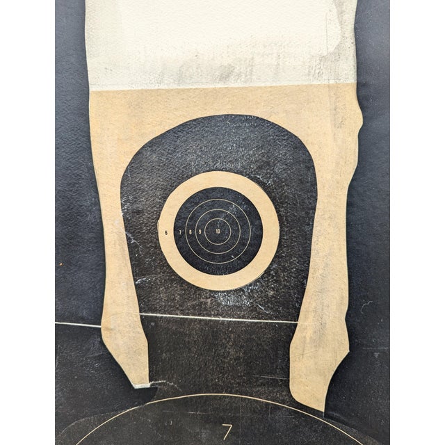 Ken Luce "Drop It..." Contemporary Neutral Toned Social Commentary Collage Painting, 1995 For Sale - Image 10 of 11