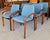 Set of Six Iconic Mid Century Danish Modern Rosewood & Upholstered Dining Chairs by Kai Kristiansen for Ks Mobler ,...