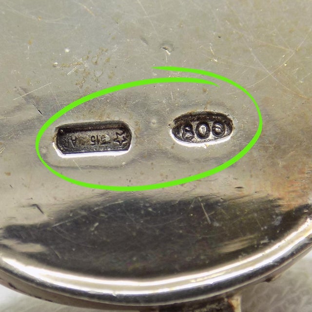 Vintage Italian Handmade Genuine Silver Banjo Figurine, 1980s For Sale - Image 6 of 10