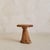 French Brutalist Wood Stool No. 03 by Richard Lecompte, 1970s For Sale In Chicago - Image 6 of 10