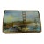 A Vintage Decorative Brass Featuring the Golden Gate Bridge 3d Scene For Sale