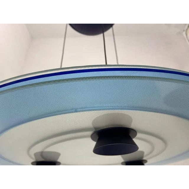 Aurora Glass Light Pendant from Arteluce, 1980s For Sale - Image 9 of 13