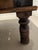 Late 20th Century Repurposed Indian Courtyard Door Coffee Table With Hand-Forged Iron Hardware & Glass Top For Sale - Image 4 of 6
