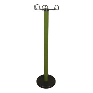 Cloakroom Stand in Metal Green, 1980s For Sale