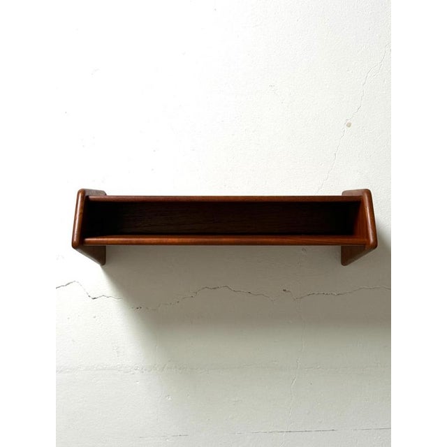 Brown Model 24 Wall Shelves in Teak by Kai Kristiansen for Aksel Kjersgaard, 1960s, Set of 2 For Sale - Image 8 of 10