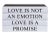Modern Decorative Books - Quote Book Stack - "Love Is a Promise" For Sale - Image 3 of 3