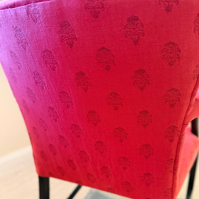 Pair of Rose Tarlow Melrose House Chippendale Arm Chairs Grand in scale and style, these were purchased with the...