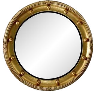 Friedman Brothers Bayshore Mirror in Classic Gold - 24" For Sale