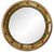 Friedman Brothers Bayshore Mirror in Classic Gold - 24" For Sale