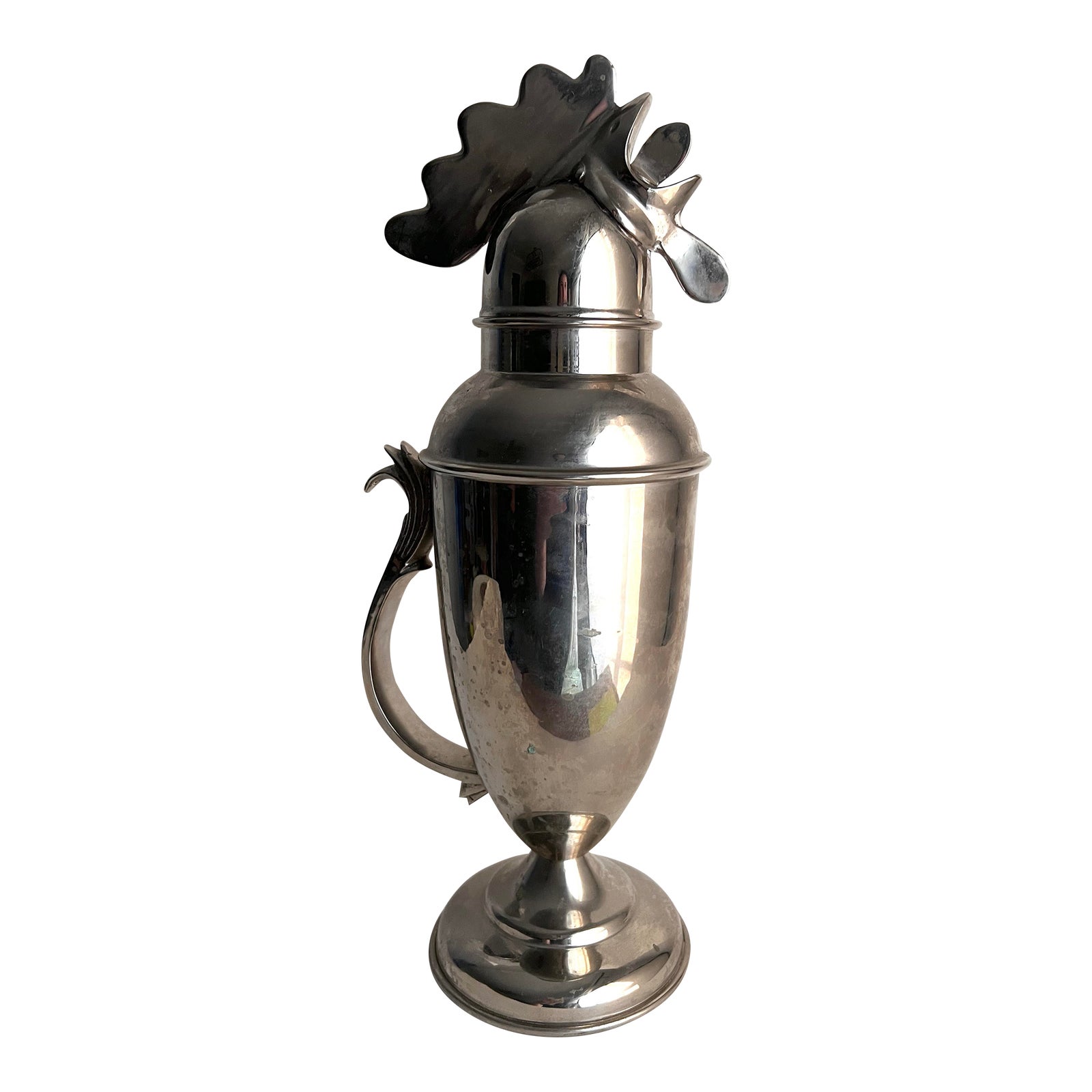 1990s Restoration Hardware Rooster Cocktail Shaker Chairish