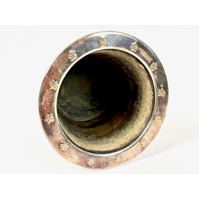 Neo-Classical Silver Plated Wine Cooler, 1900s For Sale - Image 9 of 11