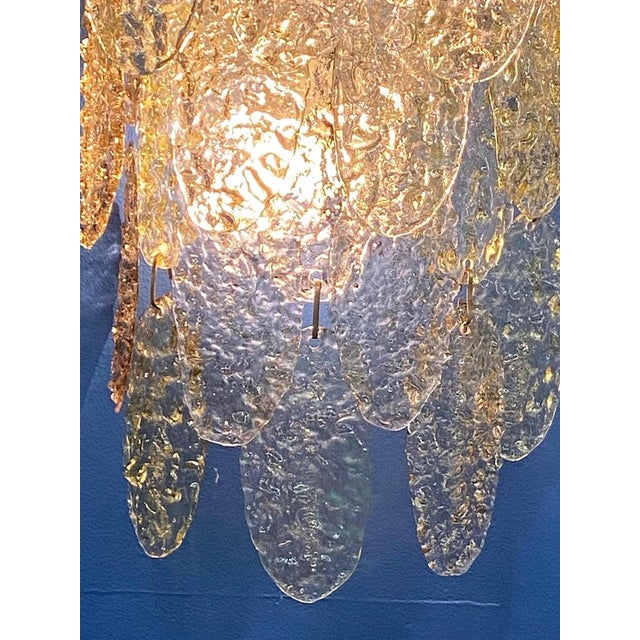 Gino Vistosi Pair of 1960s Vistosi Torcello Glass Disk Sconces by Gino Vistosi For Sale - Image 4 of 12