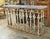 Antique Belgian Painted Iron Balcony Console Table With Marble Top, Circa 1900 For Sale - Image 16 of 17